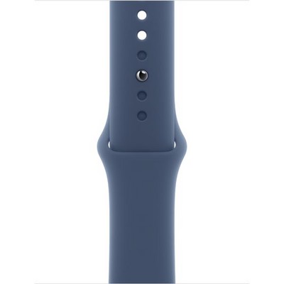 Apple Watch SE 2024 GPS 40mm Silver Aluminium S/M/L Denim Sport Band - фото 64036
