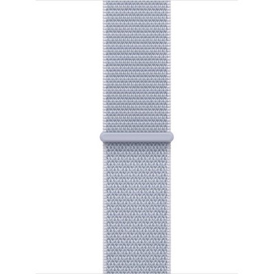 Apple Watch SE 2024 GPS 40mm Silver Aluminium Blue Cloud Sport Loop - фото 64039