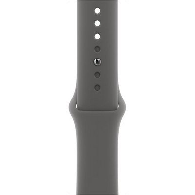 Apple Watch Series 11, 46 mm, Natural Titanium Stone Gray Sport Band SM/ML - фото 84272