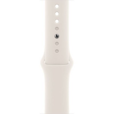 Apple Watch SE 2024 GPS 44mm Starlight Aluminium S/M/L Starlight Sport Band - фото 64040
