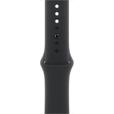 Apple Watch Series 10 GPS 46mm Jet Black Aluminum S/M/L Black Sport Band - фото 63427