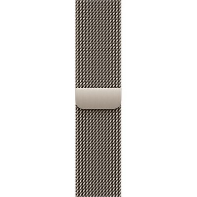 Apple Watch Series 10 GPS + Cellular 42mm Natural Titanium Milanese Loop - фото 63463