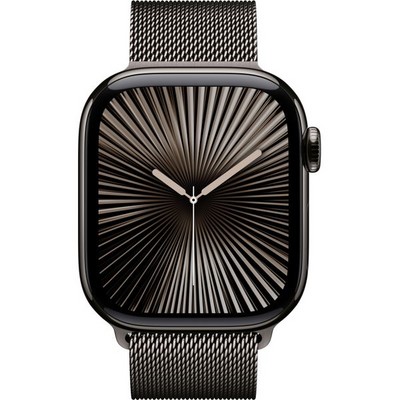Apple Watch Series 10 GPS + Cellular 42mm Slate Titanium Milanese Loop - фото 63468