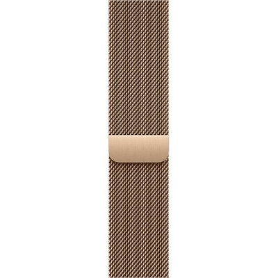 Apple Watch Series 10 GPS + Cellular 46mm S-M/M-L Gold Titanium Milanese Loop - фото 63484