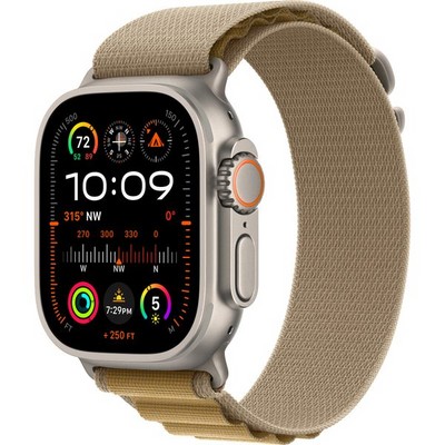 Apple Watch Ultra 2 (2024) GPS + Cellular 49mm Natural S/M/L Alpine Loop Tan - фото 63500