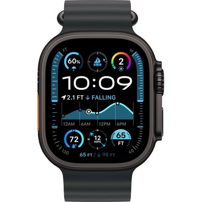 Apple Watch Ultra 2 (2024) GPS + Cellular 49mm Black Ocean Band Black - фото 63552