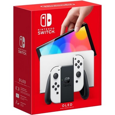 Nintendo Switch OLED Model 64GB White - фото 64616