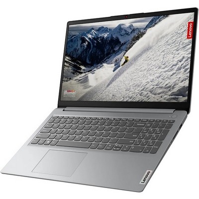 Lenovo IdeaPad 1 15AMN7 82VG00MYUS (AMD Ryzen 5 7520U 2800MHz/8GB/256GB SSD/15.6"/1920x1080/Touch/AMD Radeon 610M) Серый - фото 64970