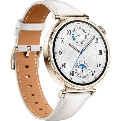 Huawei Watch GT 5 41mm White ремешок из кожи - фото 66061