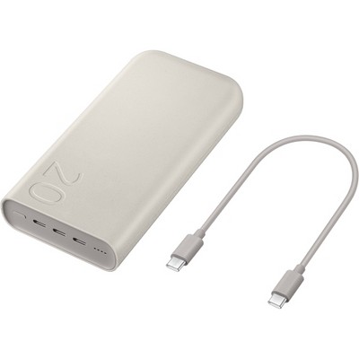 Внешний аккумулятор Samsung EB-P4520 20000 mAh, бежевый - фото 73245
