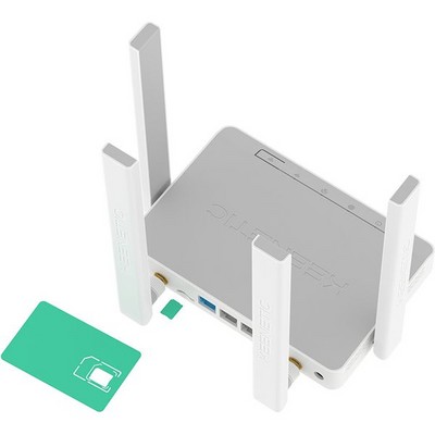 Keenetic Runner 4G (KN-2212), 802.11n, 300 Мбит/с, 2.4ГГц, 3xLAN, 1xWAN, 1xSIM - фото 73458