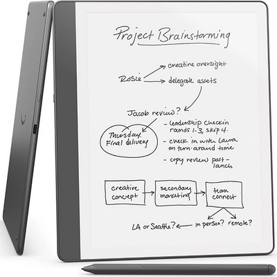 Kindle Scribe (2024) 64Gb with Premium Pen Tungsten - фото 74603