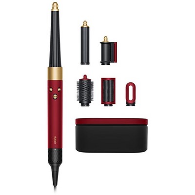 Стайлер Dyson Airwrap i.d. Long HS08 Straight+Wavy Red Velvet/Gold (красный/золото) - фото 74748