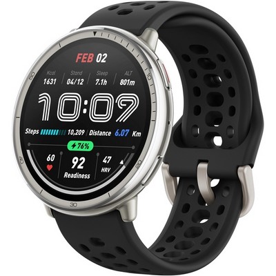 Amazfit Active 2 Black Sport Silicone - фото 75162