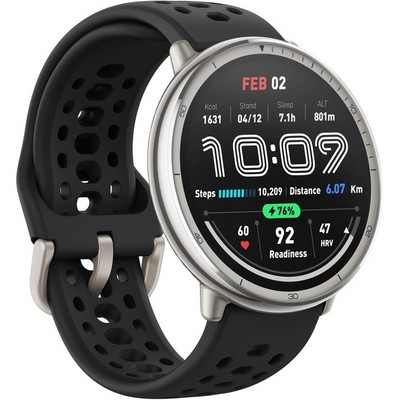 Amazfit Active 2 Black Sport Silicone - фото 75164