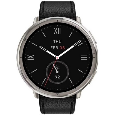 Amazfit Active 2 Black Leather - фото 75168