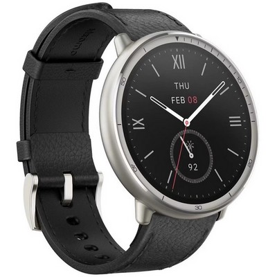 Amazfit Active 2 Black Leather - фото 75169
