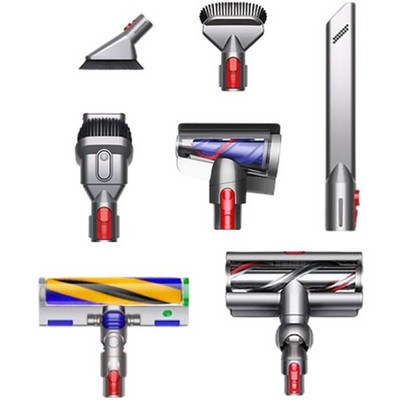 Dyson v15 Detect Absolute Total Clean, серебристый - фото 77871