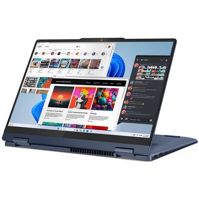 Lenovo IdeaPad 5 2-in-1 14 83KT000GUS (AMD Ryzen AI 5 340 2000MHz/16Gb/512Gb SSD/14.0/1920х1200/Touch/AMD Radeon 840M) Синий - фото 80678
