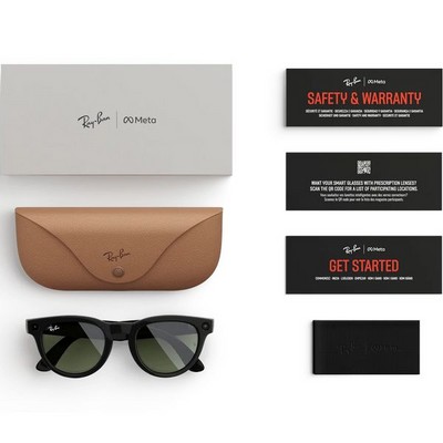 Ray-Ban Headliner Shiny Black/ Green M/L - фото 78894