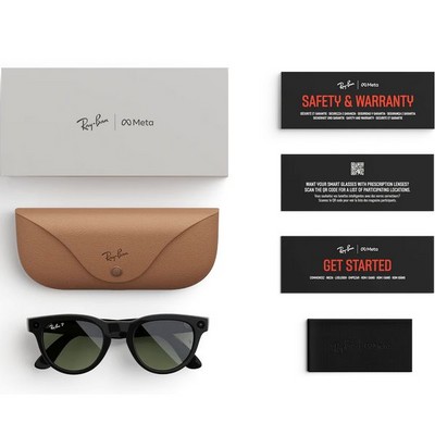 Ray-Ban Headliner Shiny Black/ Green Polarized M/L - фото 78900