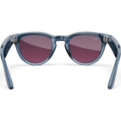 Ray-Ban Headliner Shiny Jeans Transparent/ Dusty Red Polarized M/L - фото 78911