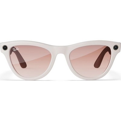 Ray-Ban Skyler Shiny Chalky Gray/ Gradient Cinnamon Pink M/L - фото 78957