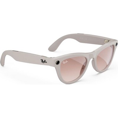 Ray-Ban Skyler Shiny Chalky Gray/ Gradient Cinnamon Pink M/L - фото 78958