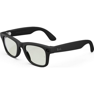 Ray-Ban Wayfarer Matte Black/ Clear to Graphite Green Transitions M/L - фото 78962