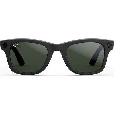Ray-Ban Wayfarer Matte Black/ Clear to Graphite Green Transitions M/L - фото 78963