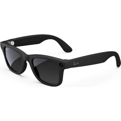 Ray-Ban Wayfarer Matte Black/ Gradient Graphite Polarized M/L - фото 78968