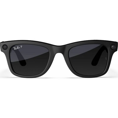 Ray-Ban Wayfarer Matte Black/ Gradient Graphite Polarized M/L - фото 78969