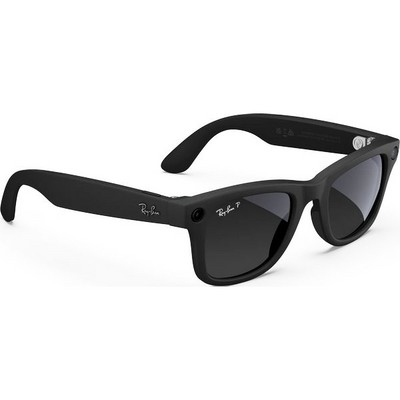 Ray-Ban Wayfarer Matte Black/ Gradient Graphite Polarized M/L - фото 78970