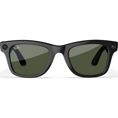 Ray-Ban Wayfarer Shiny Black/ Green M/L - фото 78987