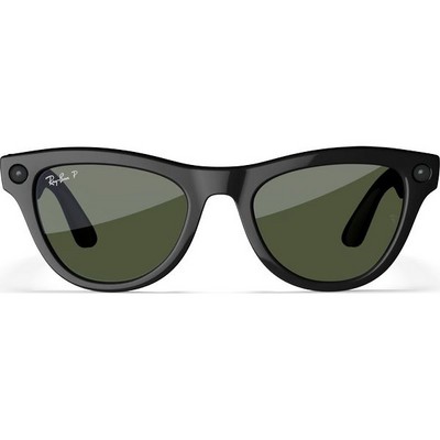 Ray-Ban Skyler Shiny Black/ Green Polarized M/L - фото 79005