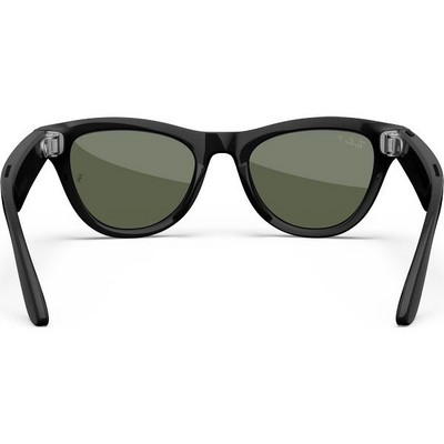 Ray-Ban Skyler Shiny Black/ Green Polarized M/L - фото 79007