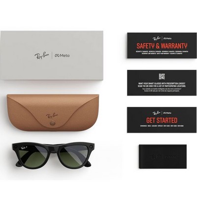 Ray-Ban Skyler Shiny Black/ Green Polarized M/L - фото 79008