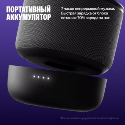 Яндекс Станция Мини 3 Про с Алисой, Zigbee, серый - фото 79638