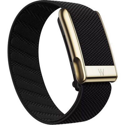 Плетёный люксовый ремешок Whoop Superknit Luxe MG Obsidian with Gold - фото 81005