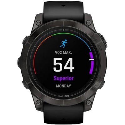 Garmin Epix Pro Gen 2 Sapphire (47mm) Carbon Gray Titanium with Black Band (010-02803-11) - фото 81764