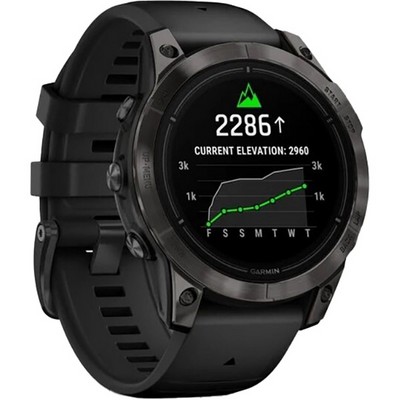 Garmin Epix Pro Gen 2 Sapphire (47mm) Carbon Gray Titanium with Black Band (010-02803-11) - фото 81765