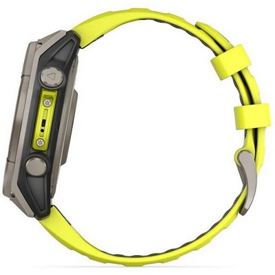 Garmin Fenix 8 47mm Solar Sapphire Titanium with Yellow Graphite Silicone (010-02906-21) - фото 81822