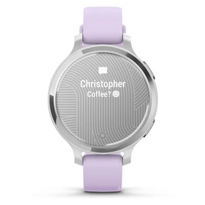 Garmin LILY 2 Active Silver with Purple Jasmine Silicone Band (010-02891-01) - фото 81924