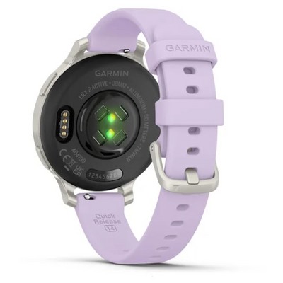 Garmin LILY 2 Active Silver with Purple Jasmine Silicone Band (010-02891-01) - фото 81925