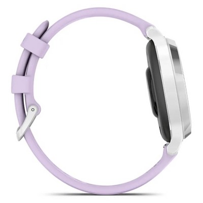 Garmin LILY 2 Active Silver with Purple Jasmine Silicone Band (010-02891-01) - фото 81926