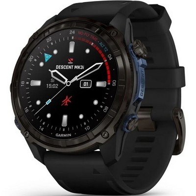 Garmin Descent MK3i 51mm Carbon Gray DLC Titanium with Black (010-02752-11) - фото 82192