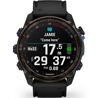 Garmin Descent MK3i 51mm Carbon Gray DLC Titanium with Black (010-02752-11) - фото 82193