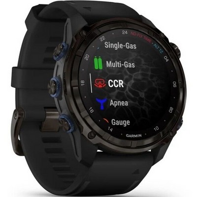 Garmin Descent MK3i 51mm Carbon Gray DLC Titanium with Black (010-02752-11) - фото 82194