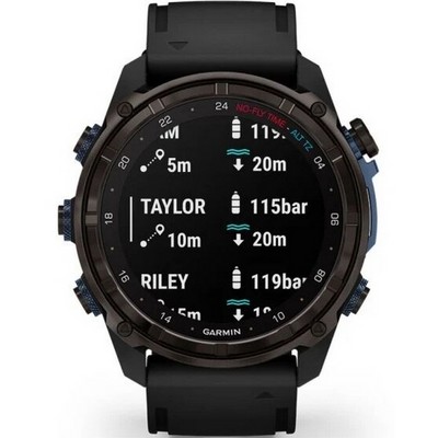 Garmin Descent MK3i 51mm Carbon Gray DLC Titanium with Black (010-02752-11) - фото 82195