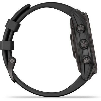 Garmin Fenix 7 Sapphire Solar Black DLC wt Black Band (Official RFB) (010-02540-34) - фото 82224